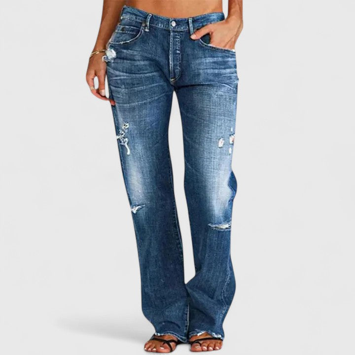 KENDALL – RELAXED DISTRESSED JEANS