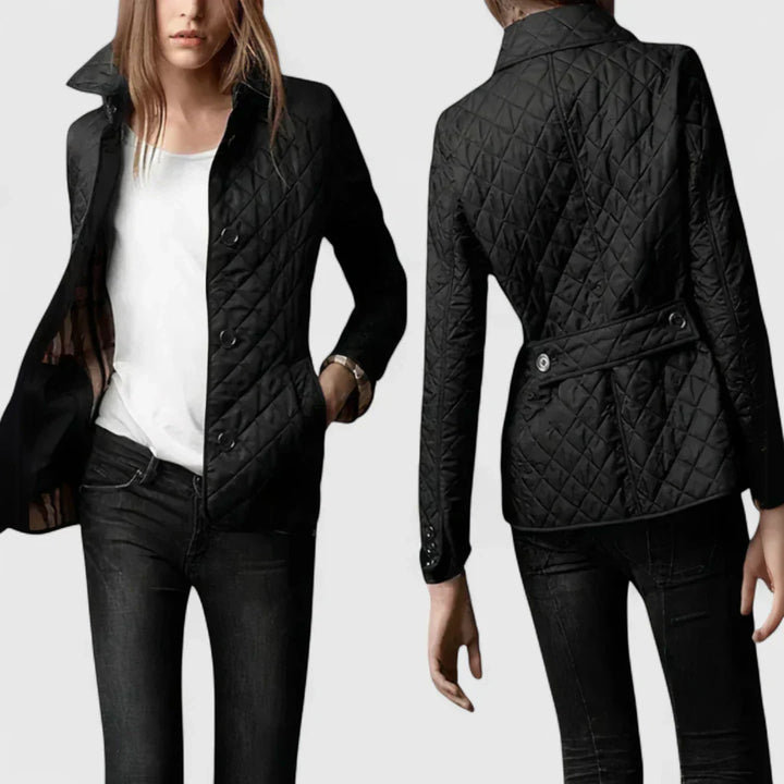 Olivia – Diamond Quilted Jacket