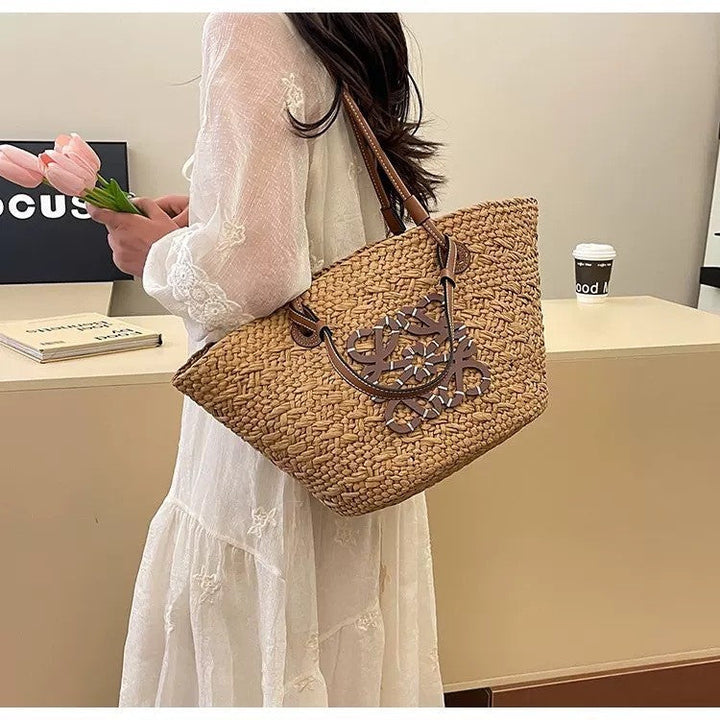 Capri | Straw Beach Bag