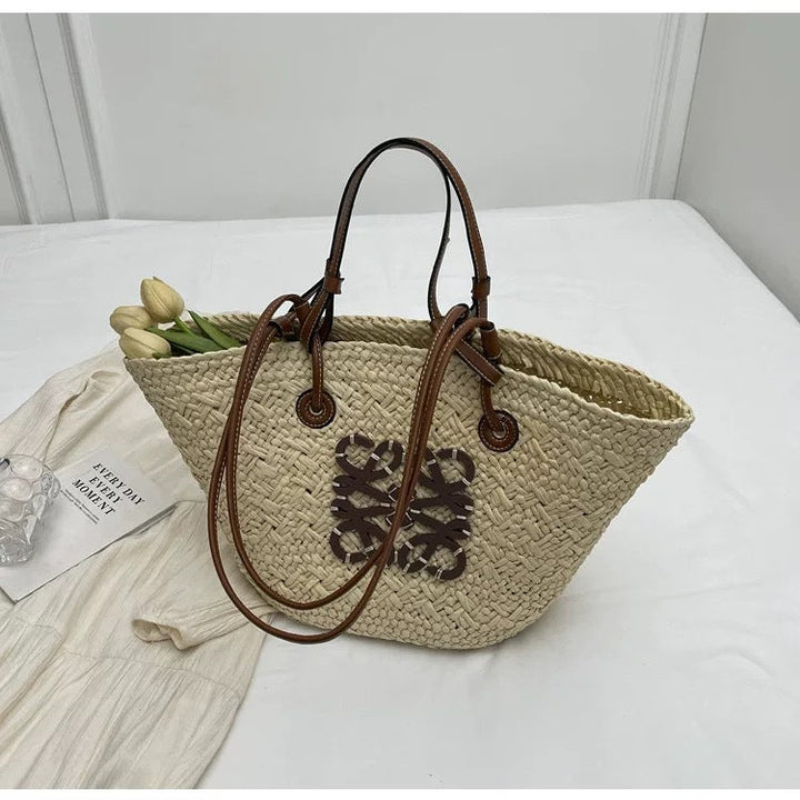Capri | Straw Beach Bag