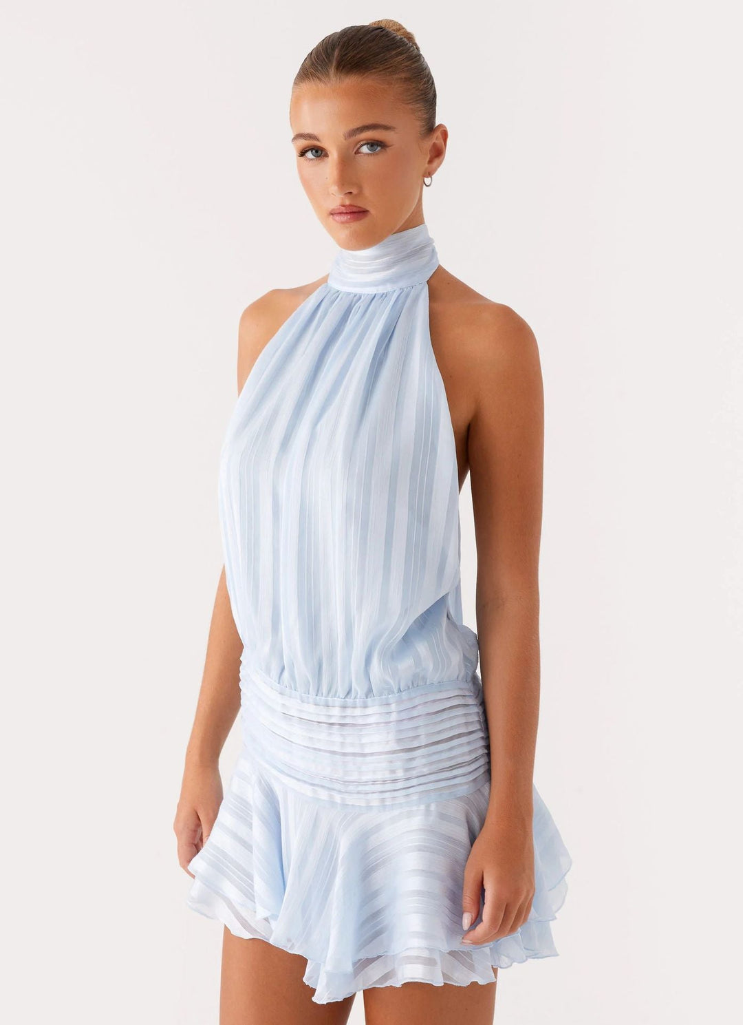 Gianna | Halter Lace Mini Dress