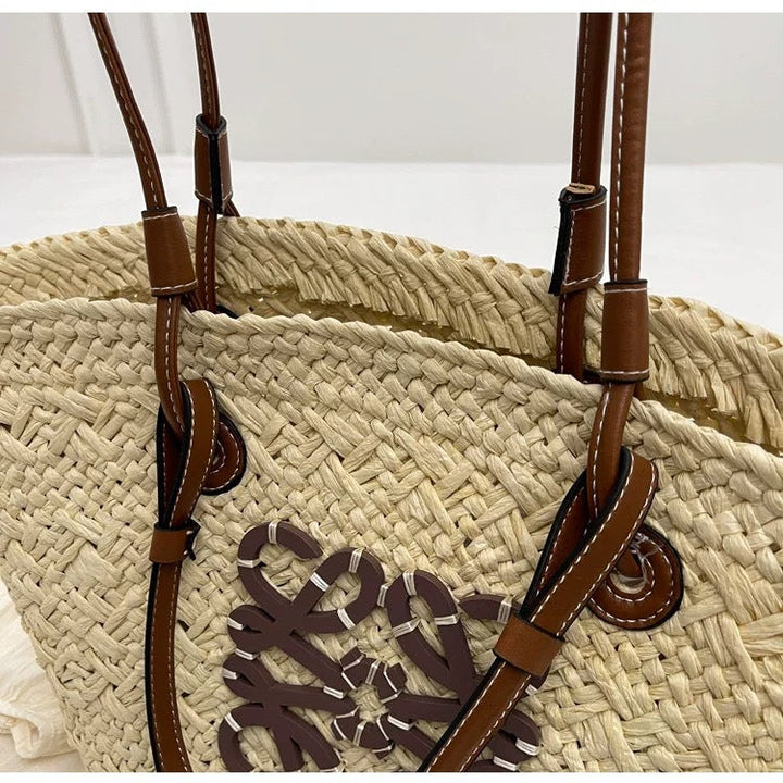 Capri | Straw Beach Bag