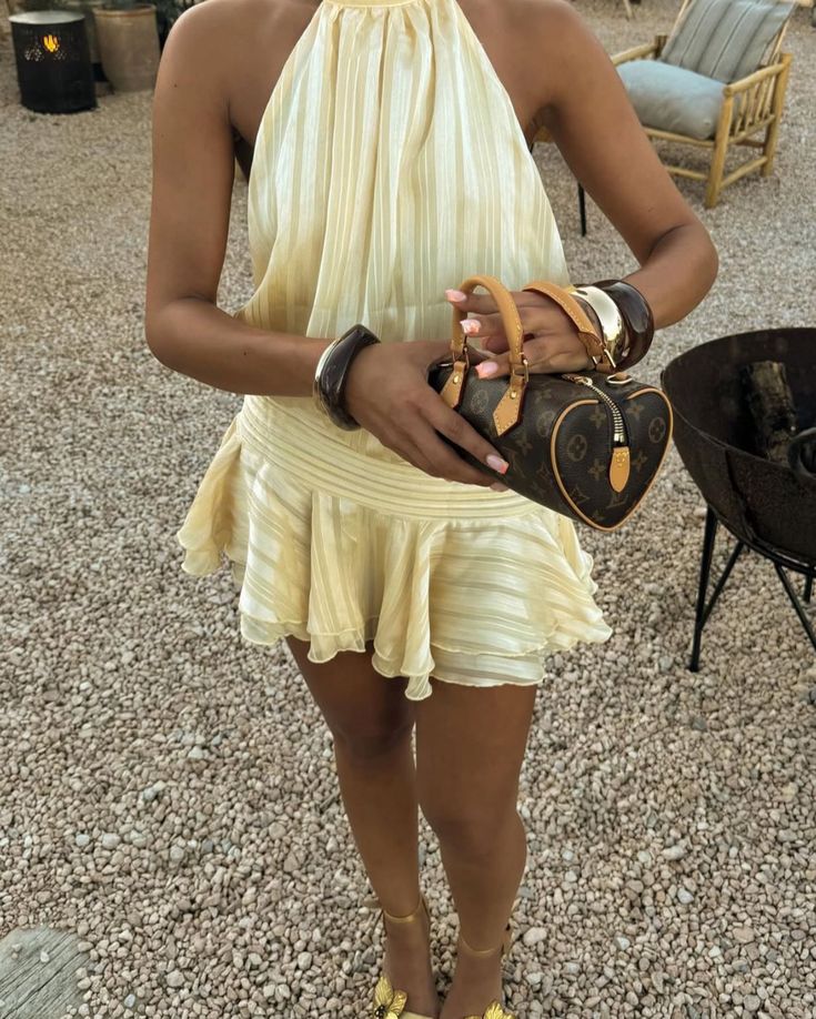 Gianna | Halter Lace Mini Dress