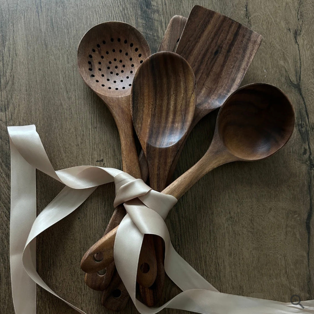 Kitchen Utensils Wood - Mediterranean