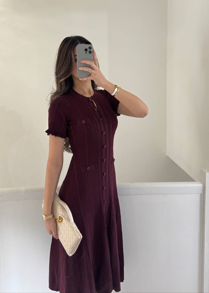 CLAIRE | Tweed Dress