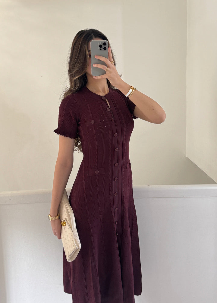 CLAIRE | Tweed Dress