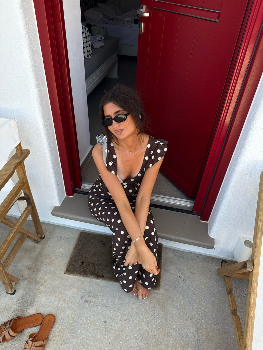 Amara | Dotted Dress