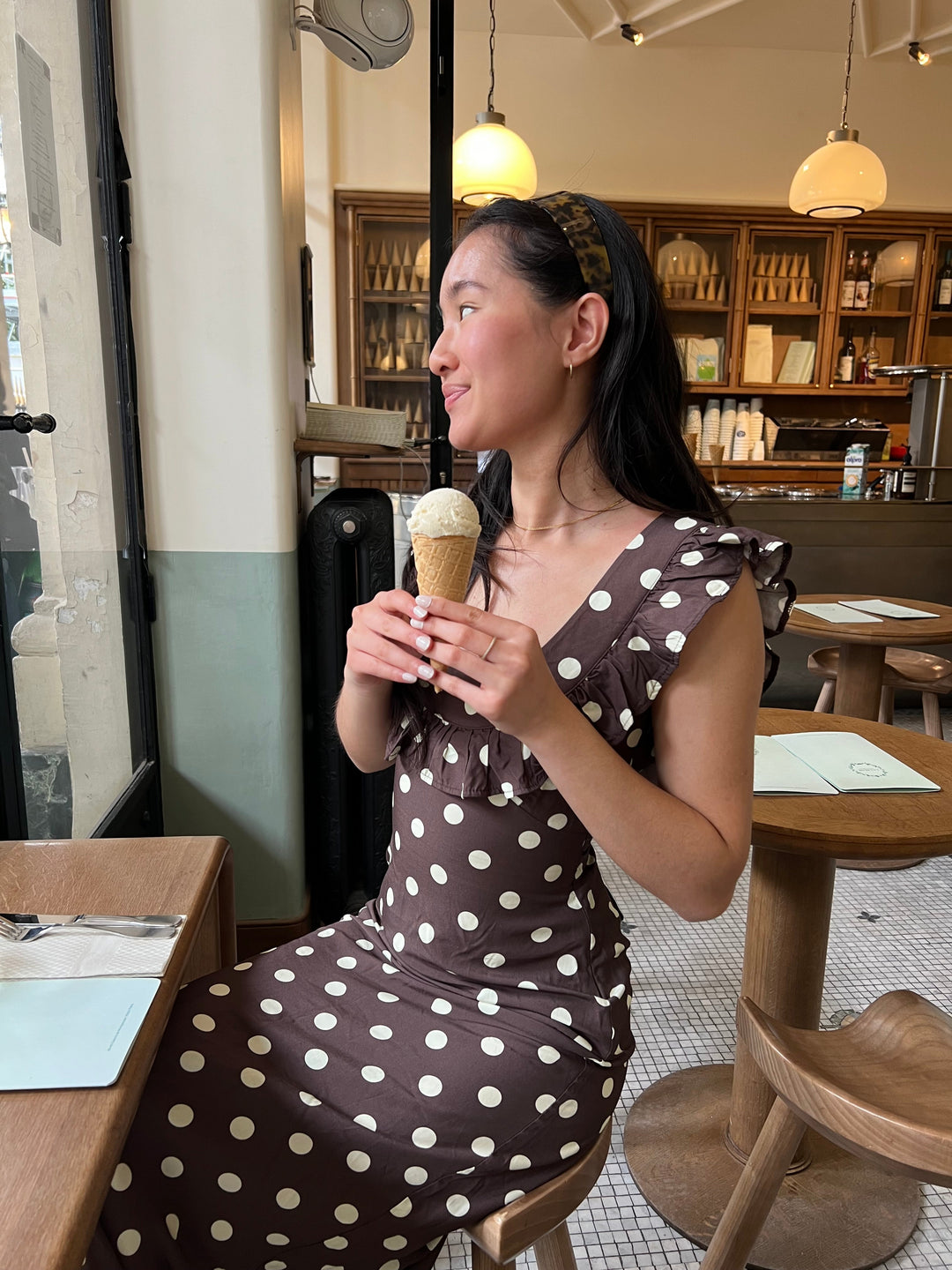 Amara | Dotted Dress