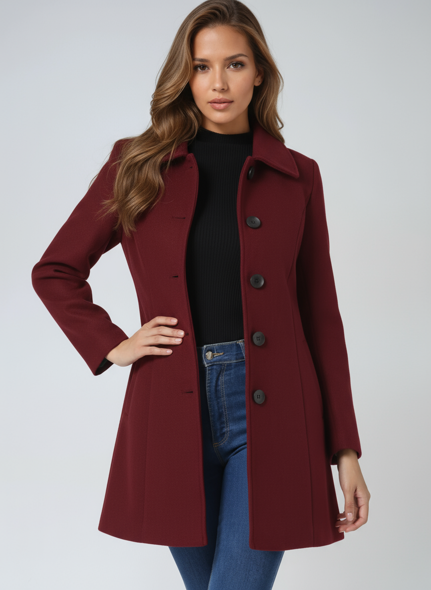 Josephine | Women's Single Breasted Winter Trench Coat